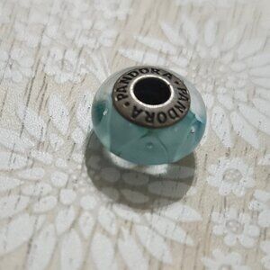 Pandora Sterling Silver Light Blue Looking Glass Bead Charm
